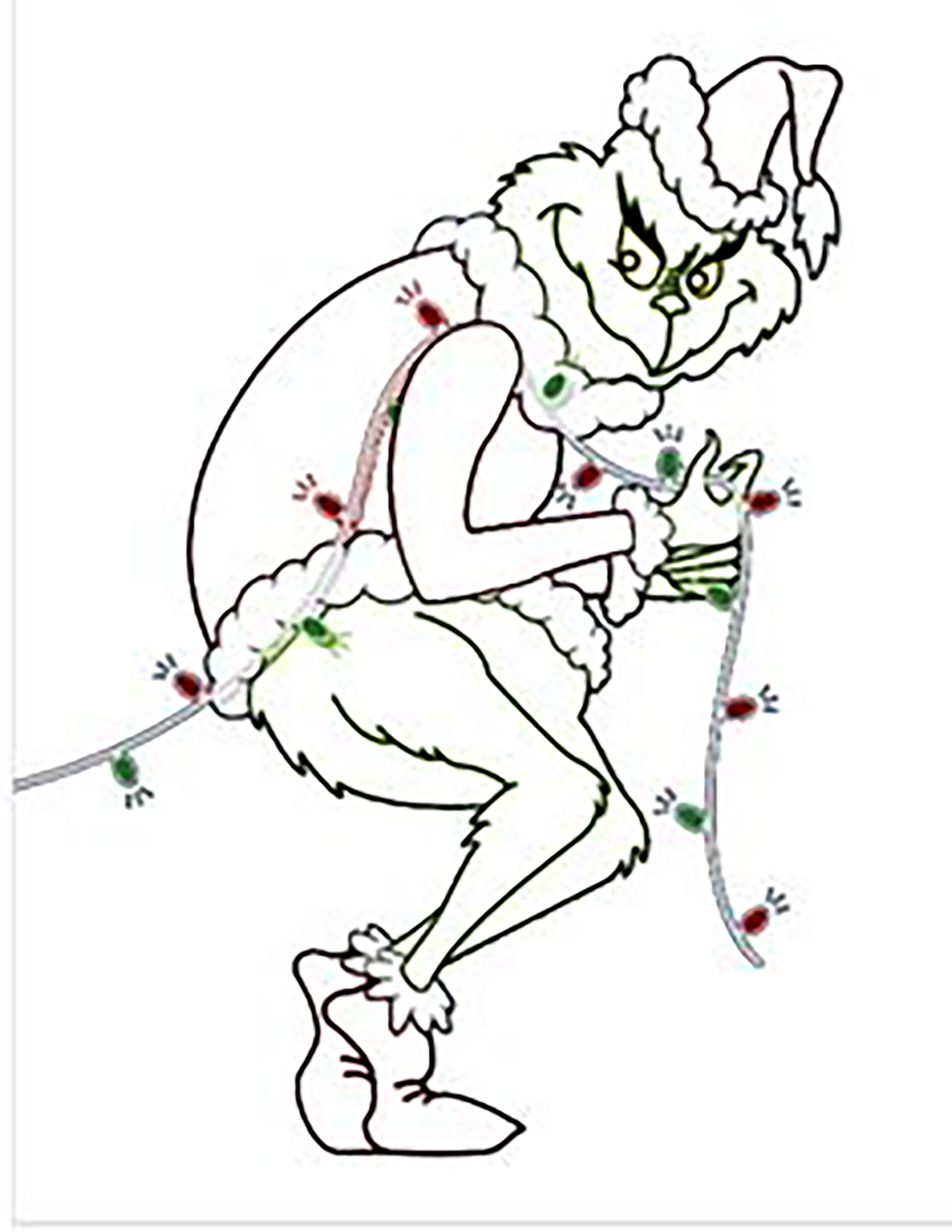 grinch window silhouette tutorial | honey built home